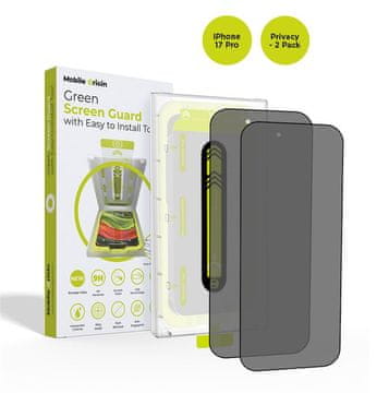 Mobile-origin Green Screen Guard zaštitno staklo za iPhone 17 Pro, 2 komada (SGA-FP-i17Pro-2pk)