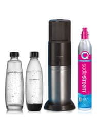 SodaStream Aparat za crnu gaziranu vodu DUO + boca od 1 l i boca od 1 l bez BPA (1016812411)