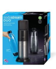 SodaStream Aparat za crnu gaziranu vodu DUO + boca od 1 l i boca od 1 l bez BPA (1016812411)