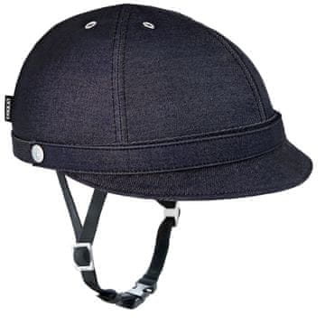 Yakkay Navlaka za kacigu Milano Dark Blue Denim Cover