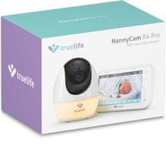 TrueLife R4 PRO video baby monitor, LCD, USB-C, bijeli
