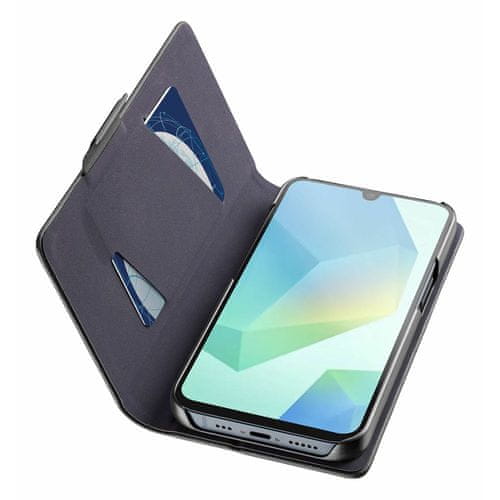 Cellularline Book crna preklopna maskica za Samsung Galaxy A17