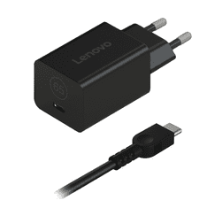 Lenovo Nano punjač, 65 W, USB-C, GaN, crni (G0A6GN65EU)