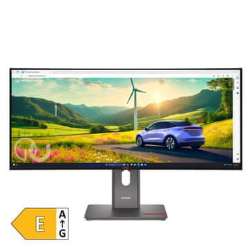 Lenovo ThinkVision P34WD-40 86,36cm (34") UWQHD IPS 120Hz DP/HDMI/USB-C zvučnici zakrivljeni monitor 64ADGAT1EU