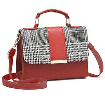 Dollcini Ženska crossbody torbica od umjetne kože crvena