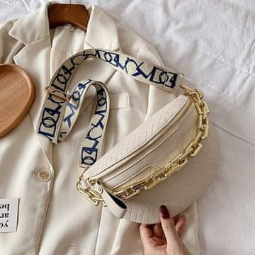 Dollcini Ženska crossbody torbica od umjetne kože bijela