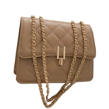 Dollcini Ženska crossbody torbica od umjetne kože smeđa vodootporna
