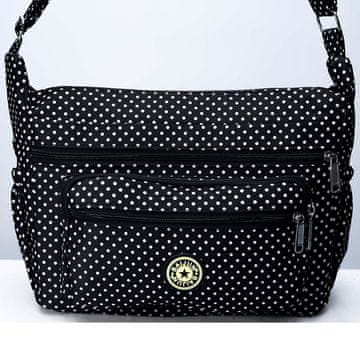 Dollcini Ženska crossbody torbica od tekstila crna