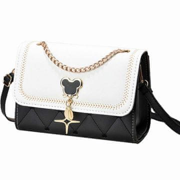 Dollcini Ženska crossbody torbica od umjetne kože crna vodootporna