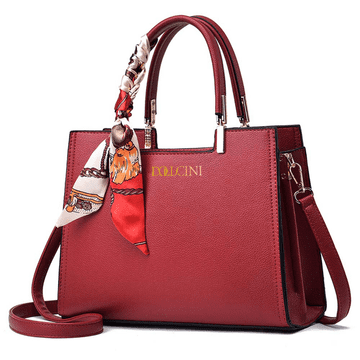 Dollcini Ženska crossbody torbica od umjetne kože crvena vodootporna