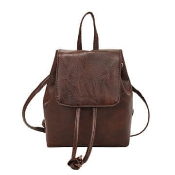 Dollcini Ženska crossbody torbica od umjetne kože smeđa vodootporna