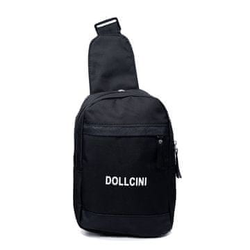 Dollcini Muška torba preko prsa od najlona crna vodootporna