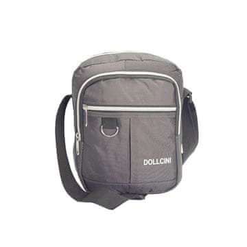 Dollcini Moška torba od najlona siva vodootporna