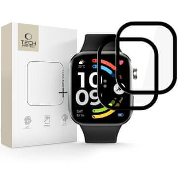 Tech-protect Glass Flex 2x zaštitno staklo za Xiaomi Redmi Watch 6, crno