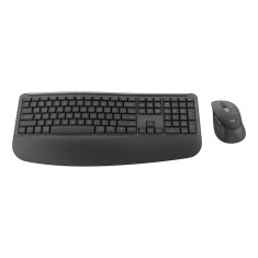 Signature Comfort Plus MK880 set miša i tipkovnice, bežični, pjenasti naslon, grafitni (920-014161)