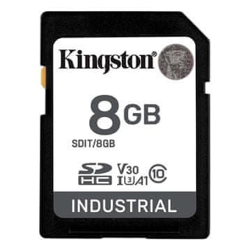 Kingston Industrial SD 8GB Class10 UHS-I U3 V30 A1 SDIT/8GB memorijska kartica