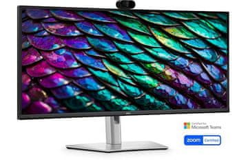 DELL P3426WEB monitor, 86,36 cm, WQHD, IPS, USB-C, kamera, zakrivljeni
