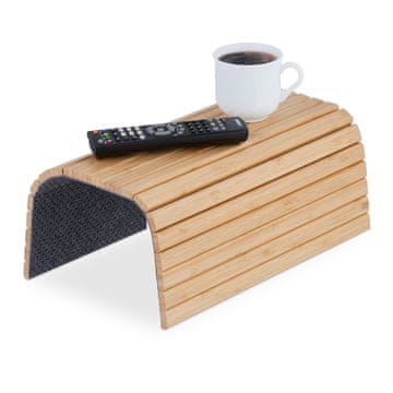 Northix Bambus naslonjač za ruke sofa tray sklopivi držač