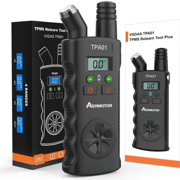 JOIRIDE® Digitalni TPMS mjerač i resetator tlaka u gumama, 4 mjerne jedinice, automatsko gašenje, za većinu vozila | TIREDIGI