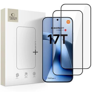 Tech-protect Glass Fit 2x zaštitno staklo za Xiaomi 17T, crno