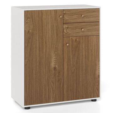 Northix Ormarić za bife s 2 ladice i podesivim policama 74 cm