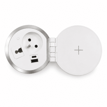 IN Ugradbena letva IN, Qi punjenje, USB A + C (553045)