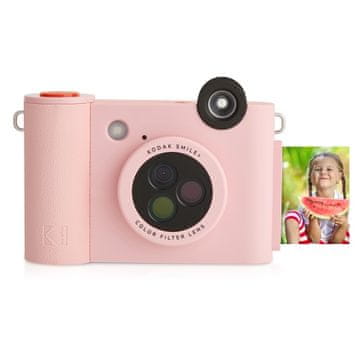 Kodak Kodak SMILE+ instant print camera, 2x3'', ružičasta