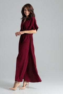 Lenitif Haljina L055 bordo S