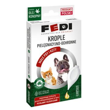 Agrecol Kapi za zaštitu od buha i krpelja za male mačke i pse 4x1ml