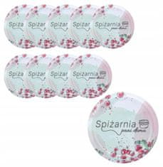 Altom Poklopci za staklenke s 4 kuke, set od 10, 66 fi, pastelne boje