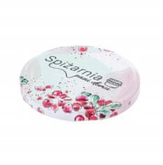 Altom Poklopci za staklenke s 4 kuke, set od 10, 66 fi, pastelne boje