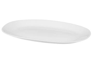 Galicja Pladanj 23 x 16,5 cm bijeli ravni ovalni tanjur