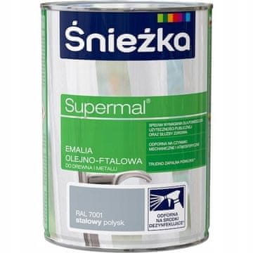 Śnieżka Snježka Supermal uljno-ftalni emajl drvo metal čelik sjaj 0,8 l