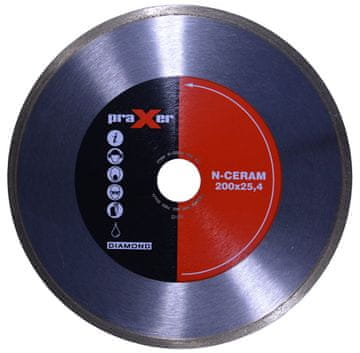 PRAXER Dijamantna ploča za glazuru N-CERAM 200mm PRAXER