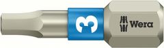 Wera Bit nehrđajući 1/4" DIN3126C6,3 za vijke sa šesterokutnom utičnicom 3x25mm Wera