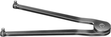 AMF Ključ za matice s prednjim otvorima, podesiv 14-100mm/5mm s čepom AMF
