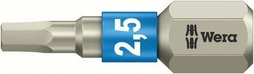 Wera Bit nerezajući 1/4" DIN3126C6,3 za vijke s imbus glavom 6-katnim 2,5x25mm Wera