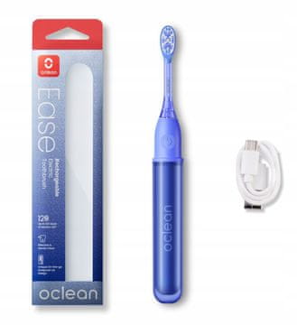 Oclean Električna četkica za zube Oclean Ease plava s poklopcem 2u1 66 000 pokreta