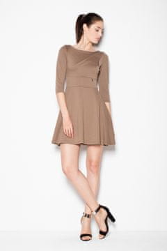 Venaton Sukienka VT077 mocha L