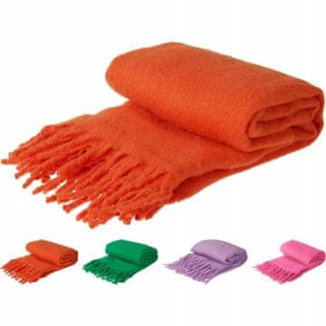 Koopman Dekorativna dekica s resama 160x130 cm mekana razne boje 1 kom.