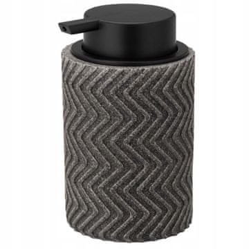 Galicja Dozator tekućeg sapuna, siva plastika, 8,5x13,8 cm, 1000 ml, 1 kom.