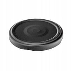 Altom Set od 10 mat crnih poklopaca za staklenke s 4 omče promjera 66 mm