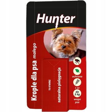 Planta Hunter kapi protiv parazita za male pse, prirodna eterična ulja, 1ml