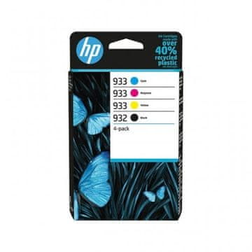 Hewlett Packard HP 932/933 pakiranje od 4 (6ZC71AE) višepakiranje s tintom, BK/C/M/Y