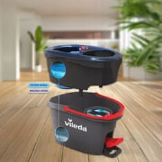 Vileda Set rotacijskog mopa s kantom H2prO, posuda za prljavu i čistu vodu