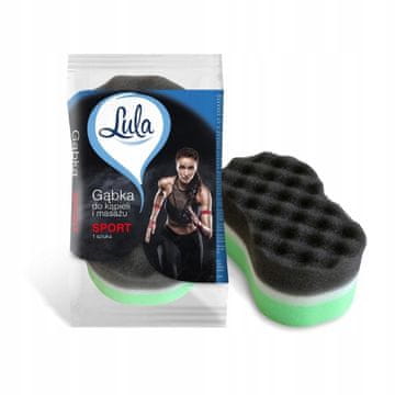 LULA SPORT ergonomska spužva za kupanje i masažu tijela 1 kom.