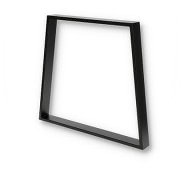 TRAPEZoidna noga 80x71 cm CRNA