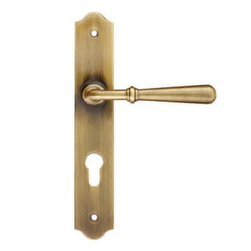 Kvaka barton sa sildom za uložak 72 mm, mjed patinirana