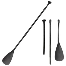 Skatinger veslo od stakloplastike 215 cm crno