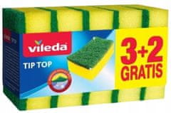 Vileda Tip Top spužva za pranje posuđa, 5 komada, profilirana